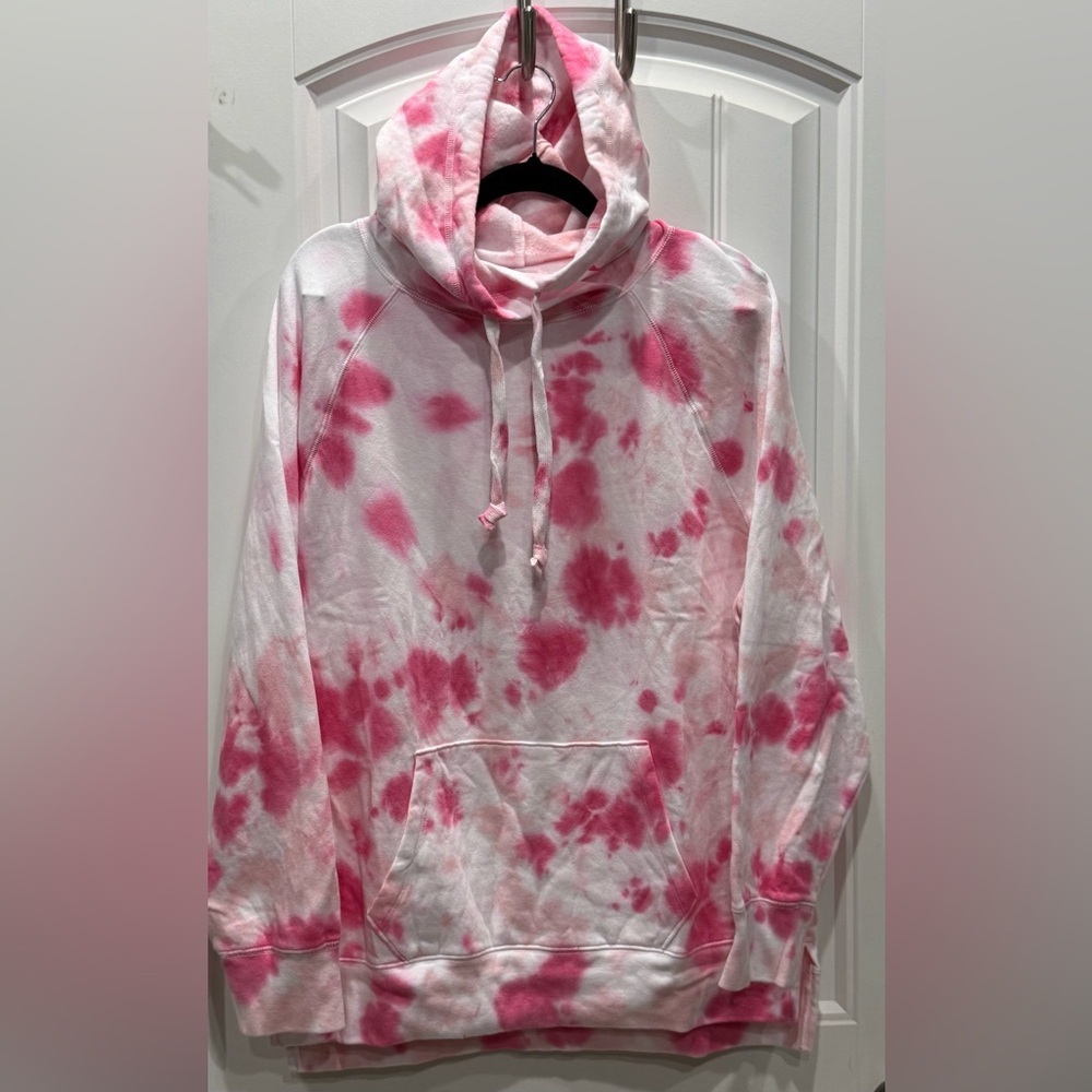 PINK Victoria's Secret Pink Tie-Dye Hoodie Size M EUC